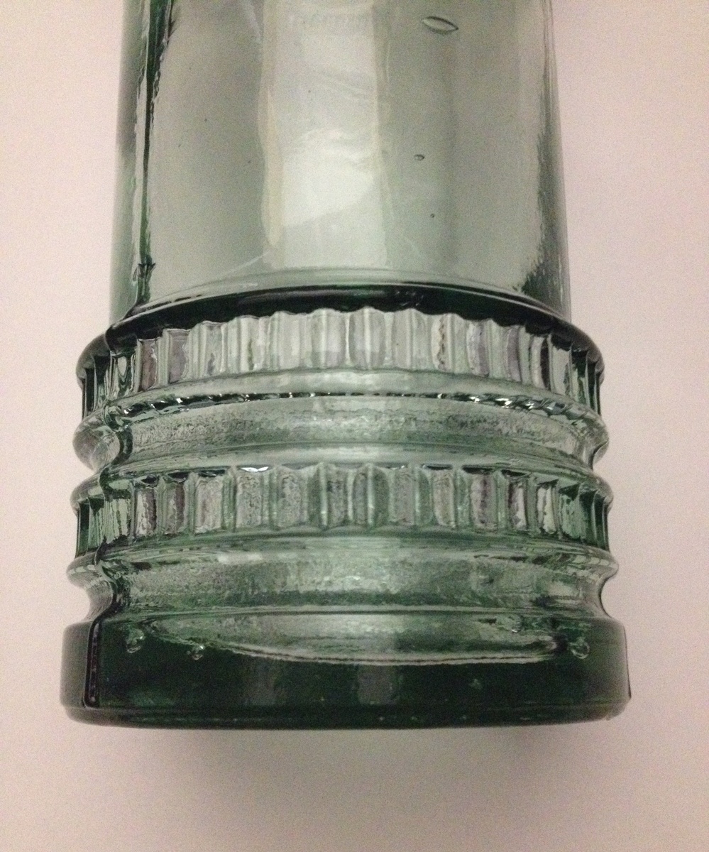 Decorative Glass Bottle with 3 Vertical Side Seams Collectors Weekly