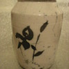 Japanese pottery vase