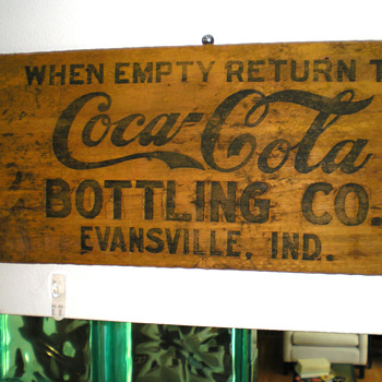 Old Coca-Cola Wooden Sign?