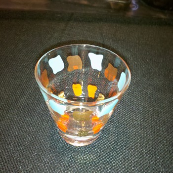 Vintage 50's-60's Era Shot Glasses - Art Glass