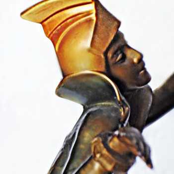 Pixie Girl Statuette, "Danseuses Des Indies" By Ignacio Gallo, C1927 - Art Deco