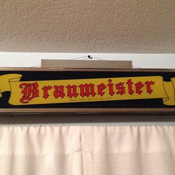 Braumeister fluorescent beer light - Breweriana
