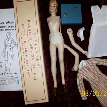 1940's Nurse mannequin and Patterns 