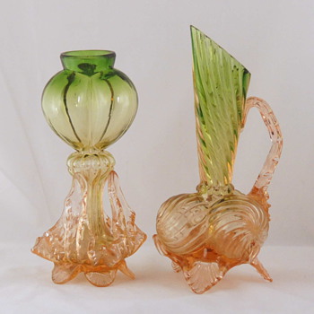 Some New Welz Examples - Shapes and Decors - Art Glass