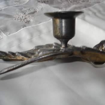 Victorian chamber stick or candle holder - Lamps