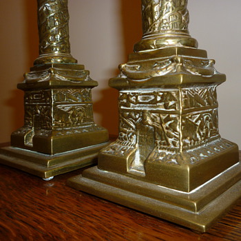 1920-1930's British candle sticks.