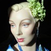 1950s Chartreuse Fascinator