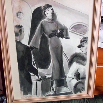 Original Water Color - Visual Art