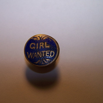 Girl wanted Button