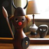 Danish Modern Teak Viking Figure