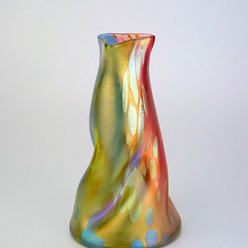 Signed Loetz Phänomen Genre 299 TriColor - Art Glass