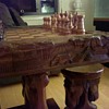 Asian? Antique Chess & Backgammon Table