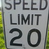 speed limit sign