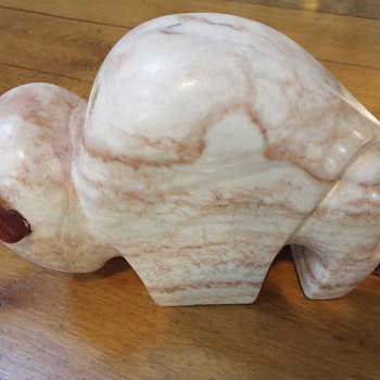 "Tatanka" Native American Stone Sculpture - Native American