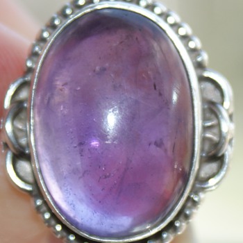Large Vintage Sterling Ring - Fine Jewelry