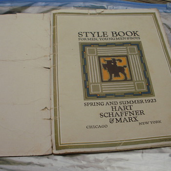 1923 Hart Shaffner & Marx Style Book (Spring & Summer) - Advertising