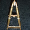 Trench art mini easel/ photograph stand made of bullets
