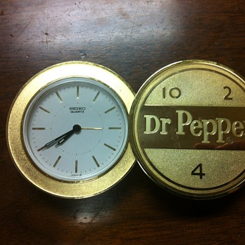 Dr Pepper Seiko Clock