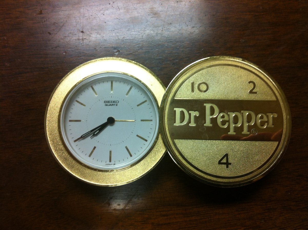 Dr Pepper Seiko Clock Collectors Weekly