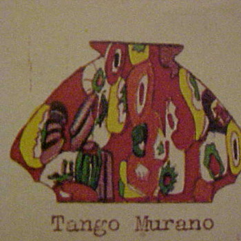 Antonin Rückl & Sons ca 1931 Catalog Decors: Tango Murano, Kristall Murano, & Decor 12528 - Plus a Ruckl Tango Ball Vase - Art Glass