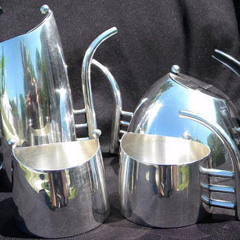 Lino Sabattini Teaset WOW Mid Century - Mid Century Modern