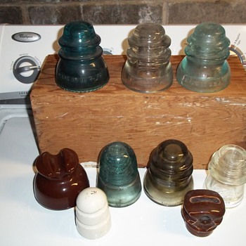 Insulators - One dated 1884
