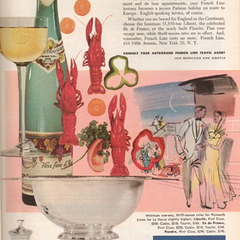 1952 - French Line Advertisement
