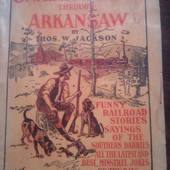 Old Railroad book with stories and jokes