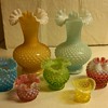 MORE PIECES OF FENTON HOBNAIL FROM MY COLLECTION