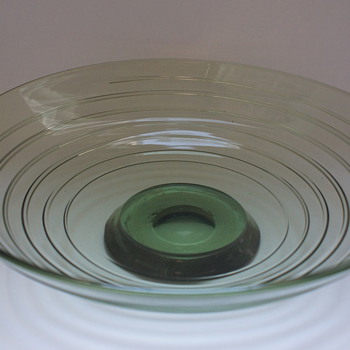Whitefriars Sea Green Bowl  - Art Glass