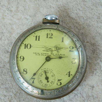 Lindbergh "New York to Paris" Pocket Watch - Pocket Watches