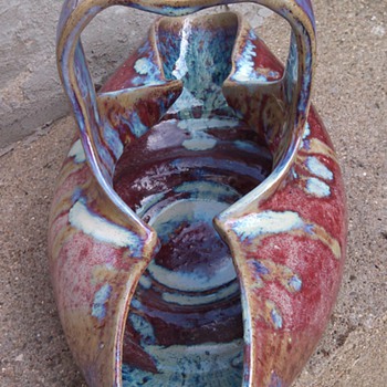 Stoneware basket From IU school of art - Art Pottery