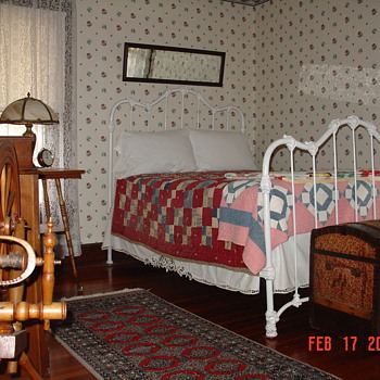Antique Iron Bed - Furniture