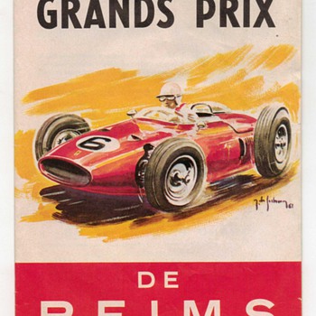 1962 Grand Prix de Reims Race Brochure
