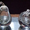 KOSTA BODA, V. LINDSTRAM SIGNED PEAR AND APPLE PERFUMES
