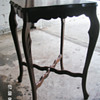 Small hand carved candle table ?