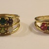 Vintage 14k Ladies Rings with Various Stones