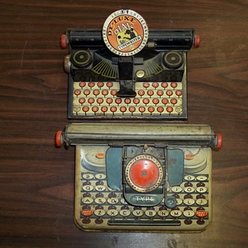 TOY DIAL TYPEWRITERS