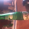 Get up soda bottle and a whiskey bottle