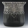 Gustav Gurschner Silver & Bronze "Beetle" Sack Vase