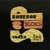 Couroc S-I-P Small Black Inlaid Cocktail Tray