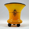 Loetz Yellow Ball-footed Tango Vase