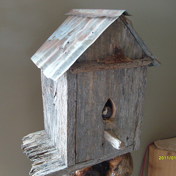 My Old Bird House - Folk Art
