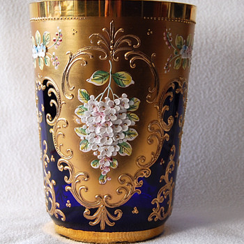 Blue Vase -- Need Member's Help @ ID - Moser/Nippon??? - Art Glass