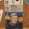 Purdue vs Notre Dame ticket stub Sept.27 1986