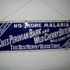 Coles Peruvian Bark and Wild Cherry Bitters sign