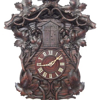 GHS trumpeter clock, like a cuckoo Ca. 1890. - Clocks