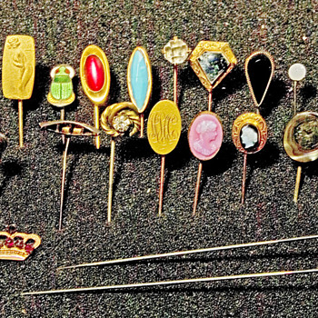 Stick pins Victoriaan era 1880- - Fine Jewelry