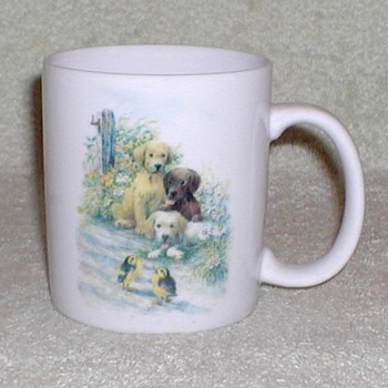 Puppy dog coffee mugs