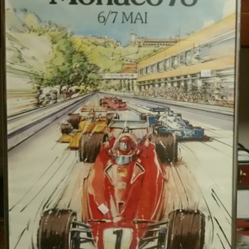 1978 Formula 1 Grand Prix of Monaco Poster